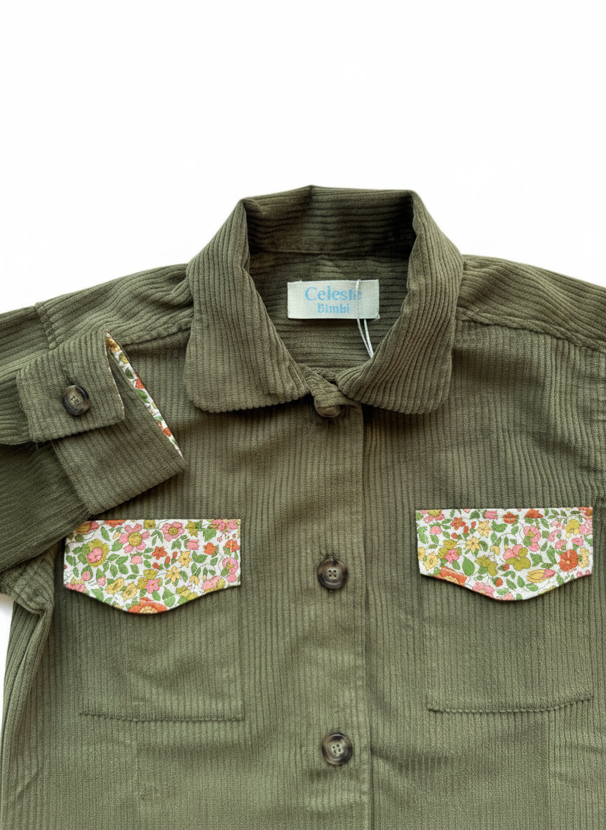 OVERSHIRT VELLUTO BIMBA