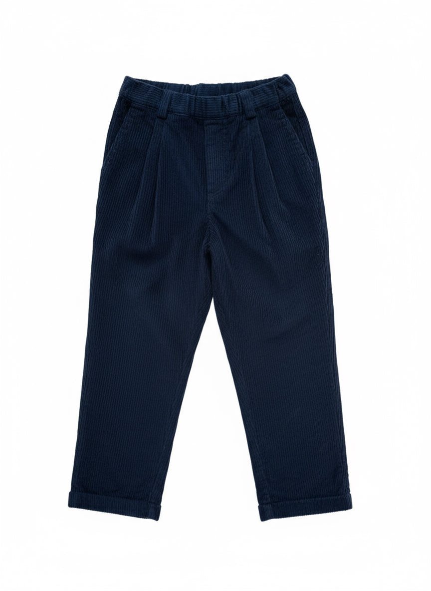 PANTALONE VELLUTO MILLERIGHE BIMBO