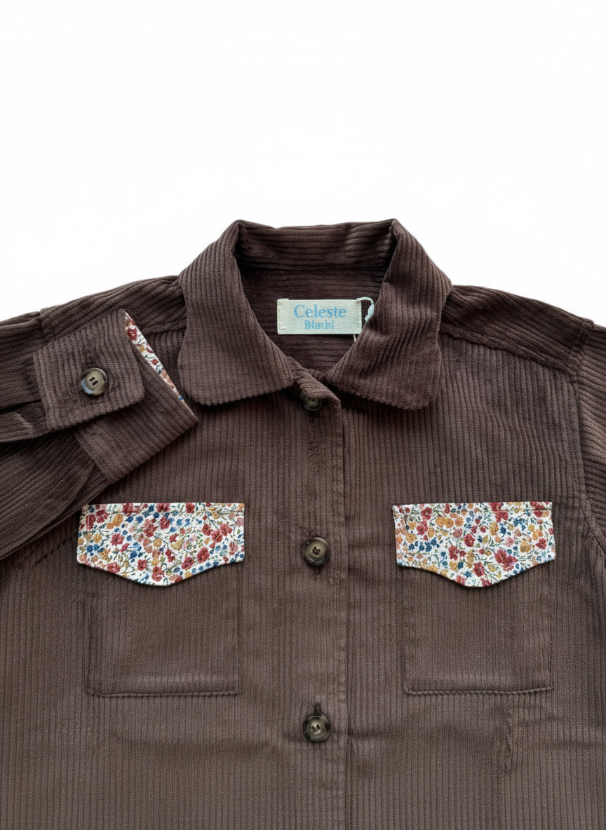 OVERSHIRT VELLUTO BIMBA