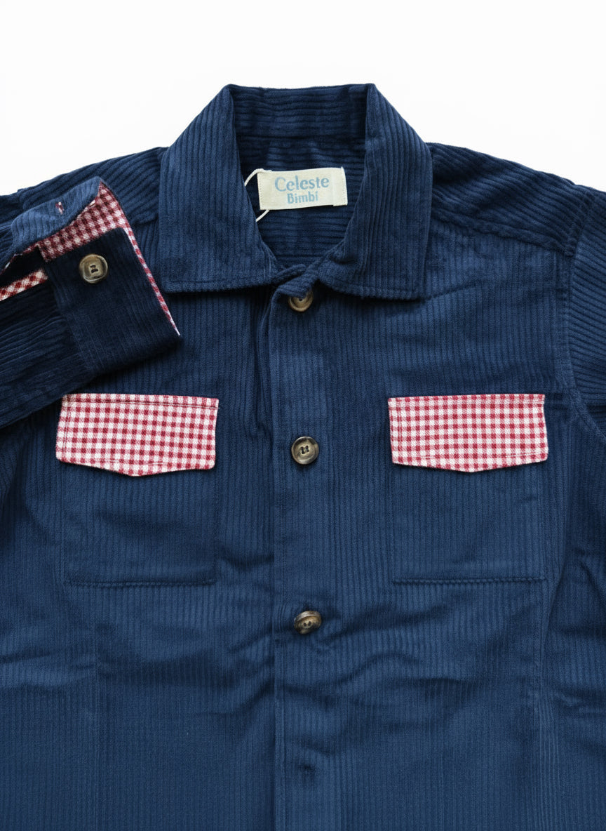 OVERSHIRT VELLUTO BIMBO