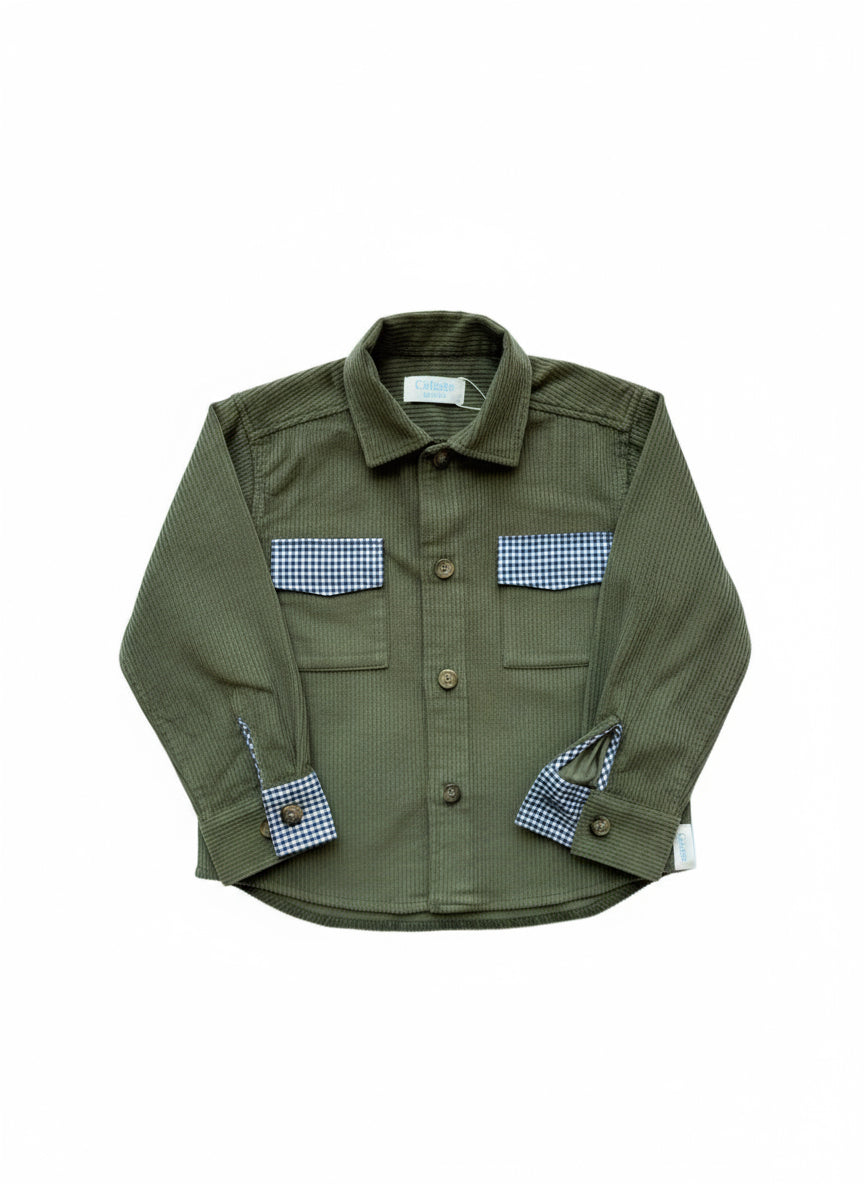 OVERSHIRT VELLUTO BIMBO