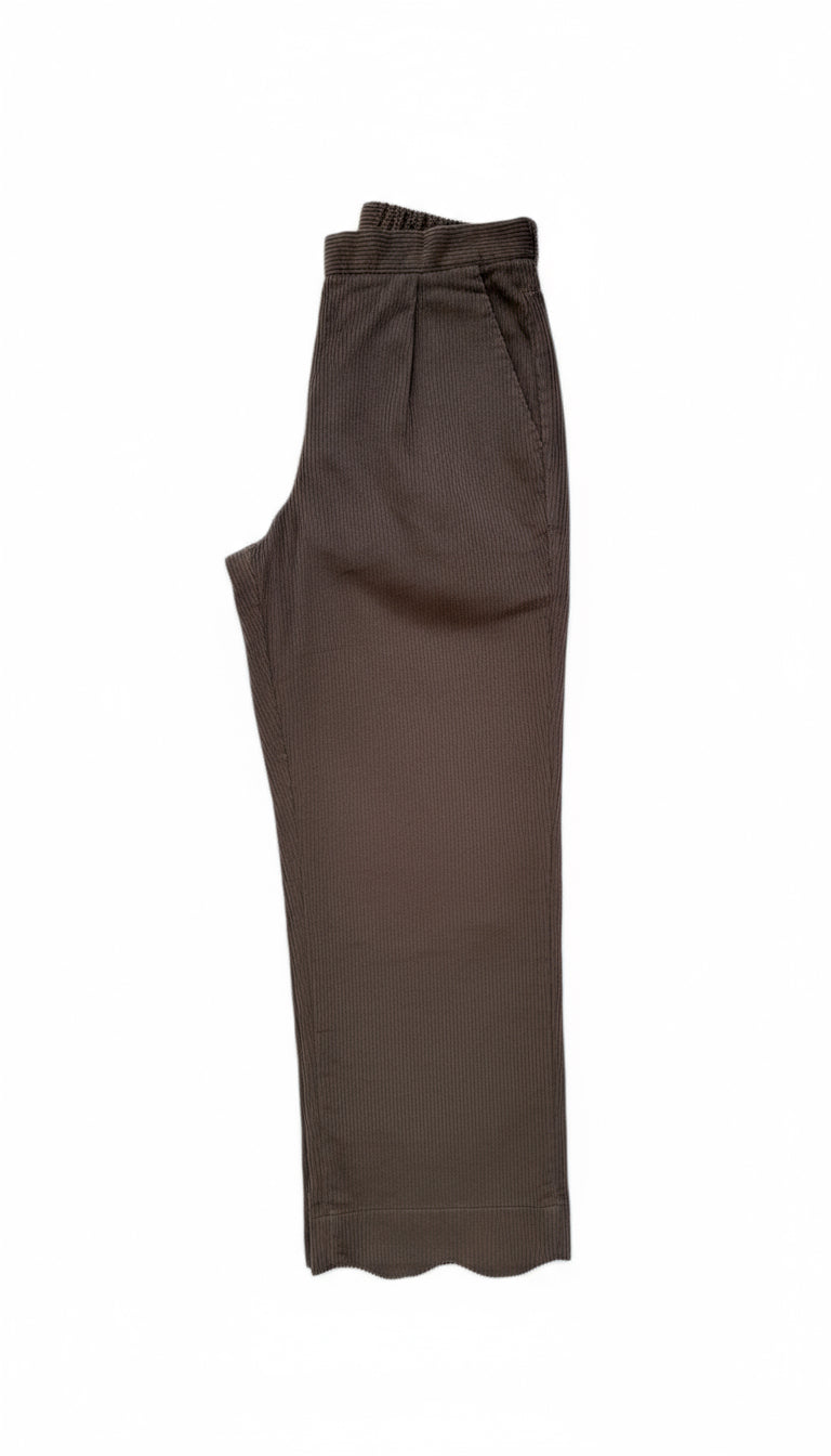 PANTALONE VELLUTO MILLERIGHE DONNA