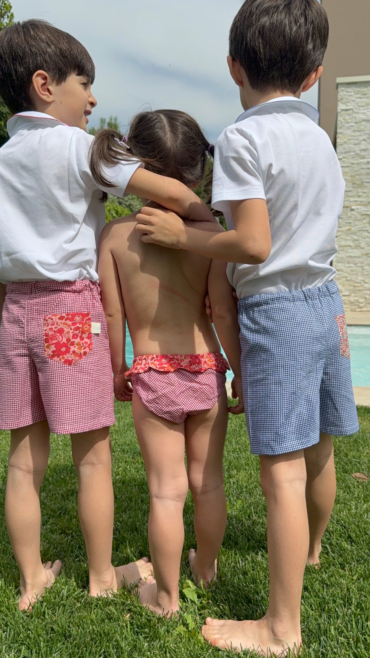 COSTUME BIMBA VICHY E LIBERTY