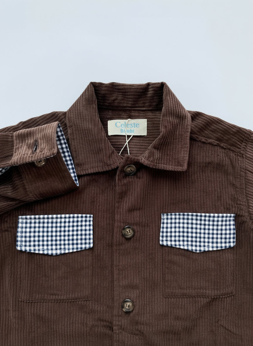 OVERSHIRT VELLUTO BIMBO