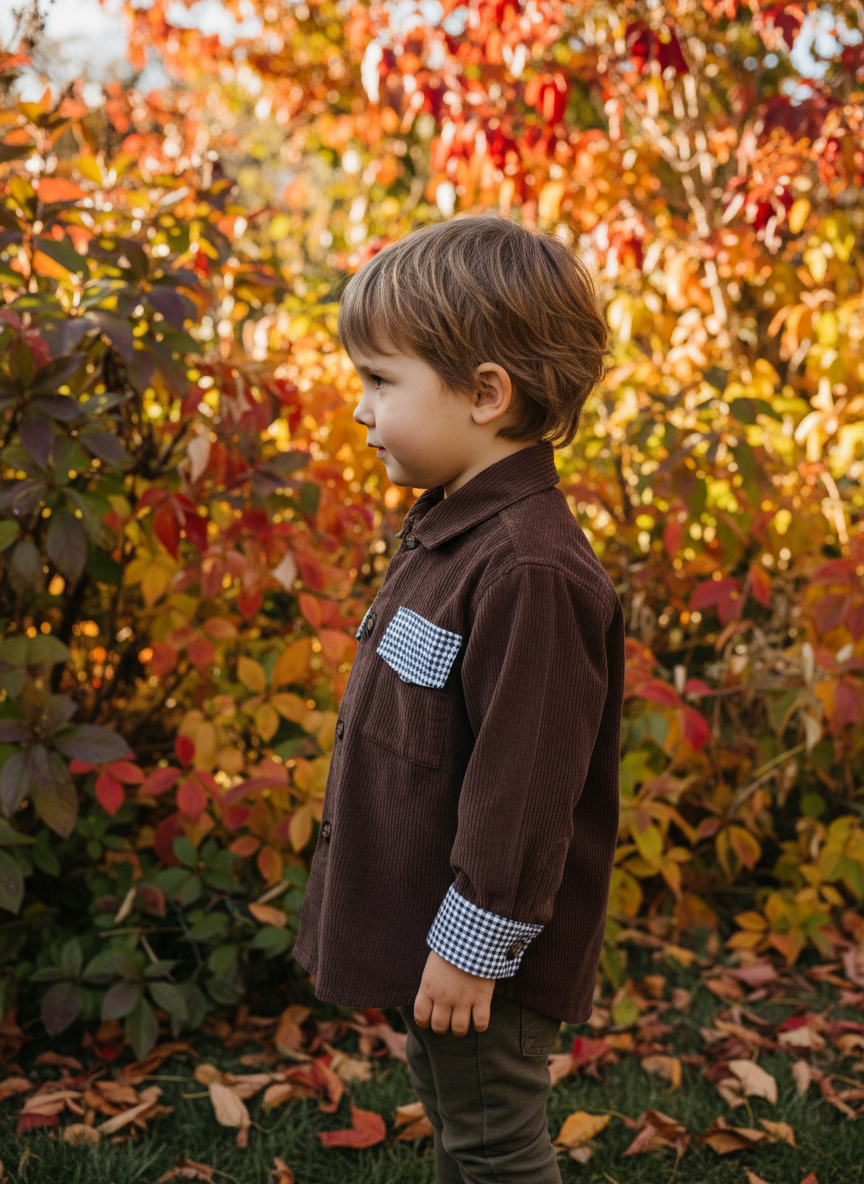 OVERSHIRT VELLUTO BIMBO