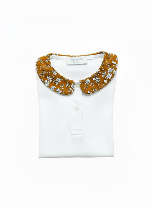 POLO BIMBA CON COLLETTO IN LIBERTY