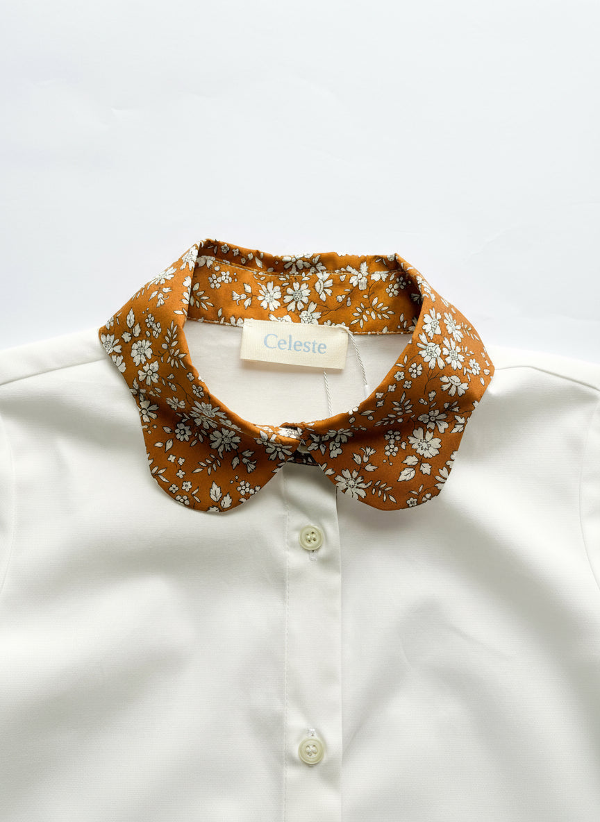 CAMICIA CON DETTAGLI IN LIBERTY