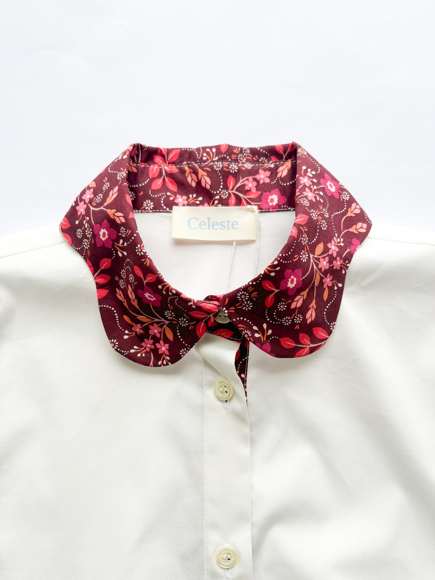 CAMICIA CON DETTAGLI IN LIBERTY