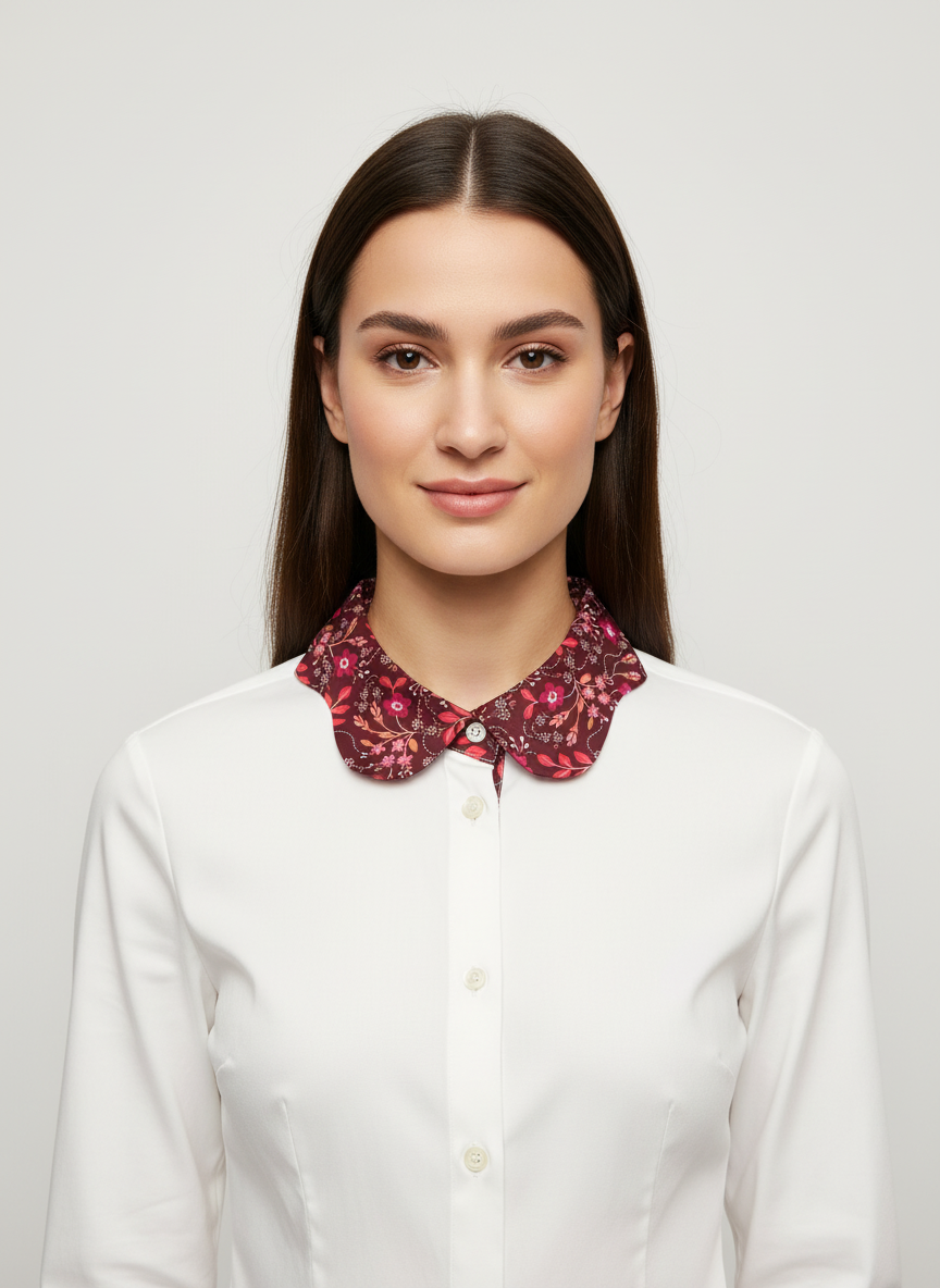 CAMICIA CON DETTAGLI IN LIBERTY