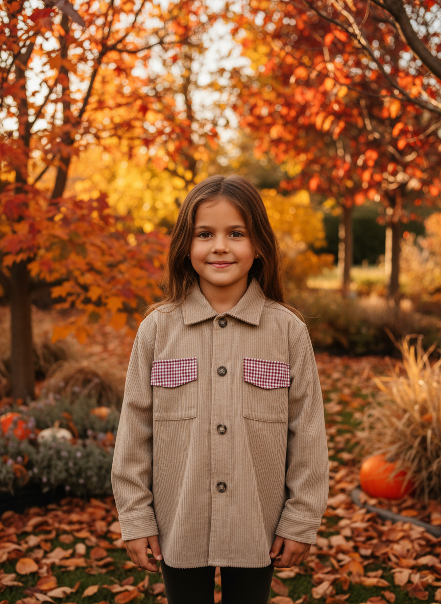 OVERSHIRT VELLUTO BIMBO