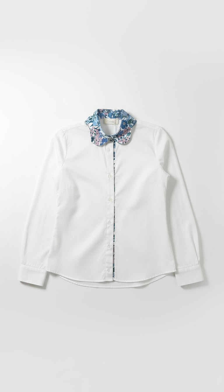 CAMICIA CON DETTAGLI IN LIBERTY