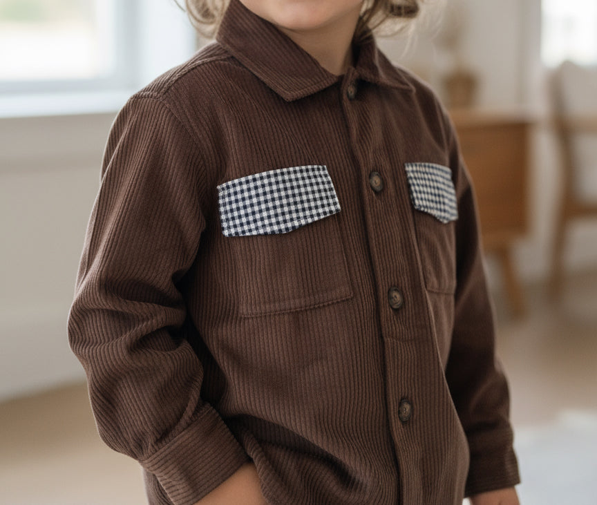 OVERSHIRT VELLUTO BIMBO