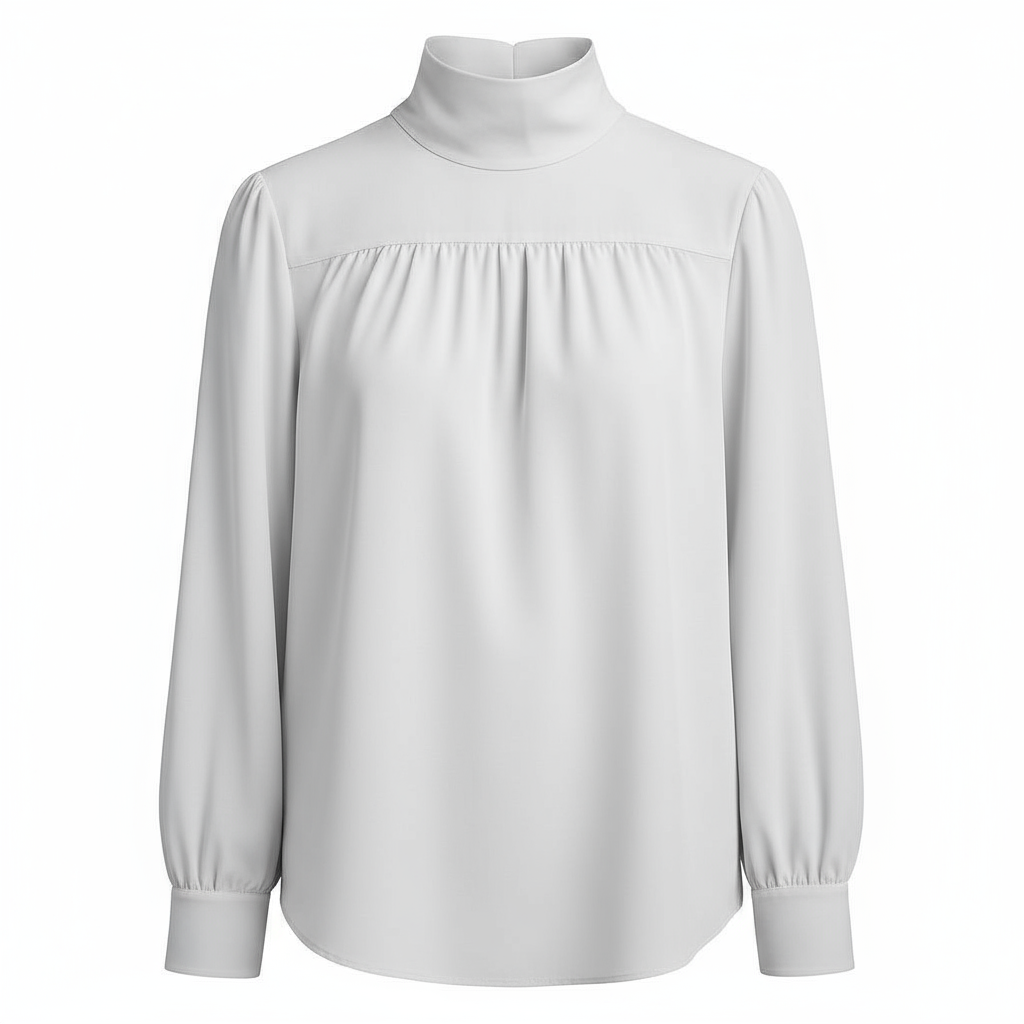 BLUSA SETA CON FIOCCO SULLA SCHIENA