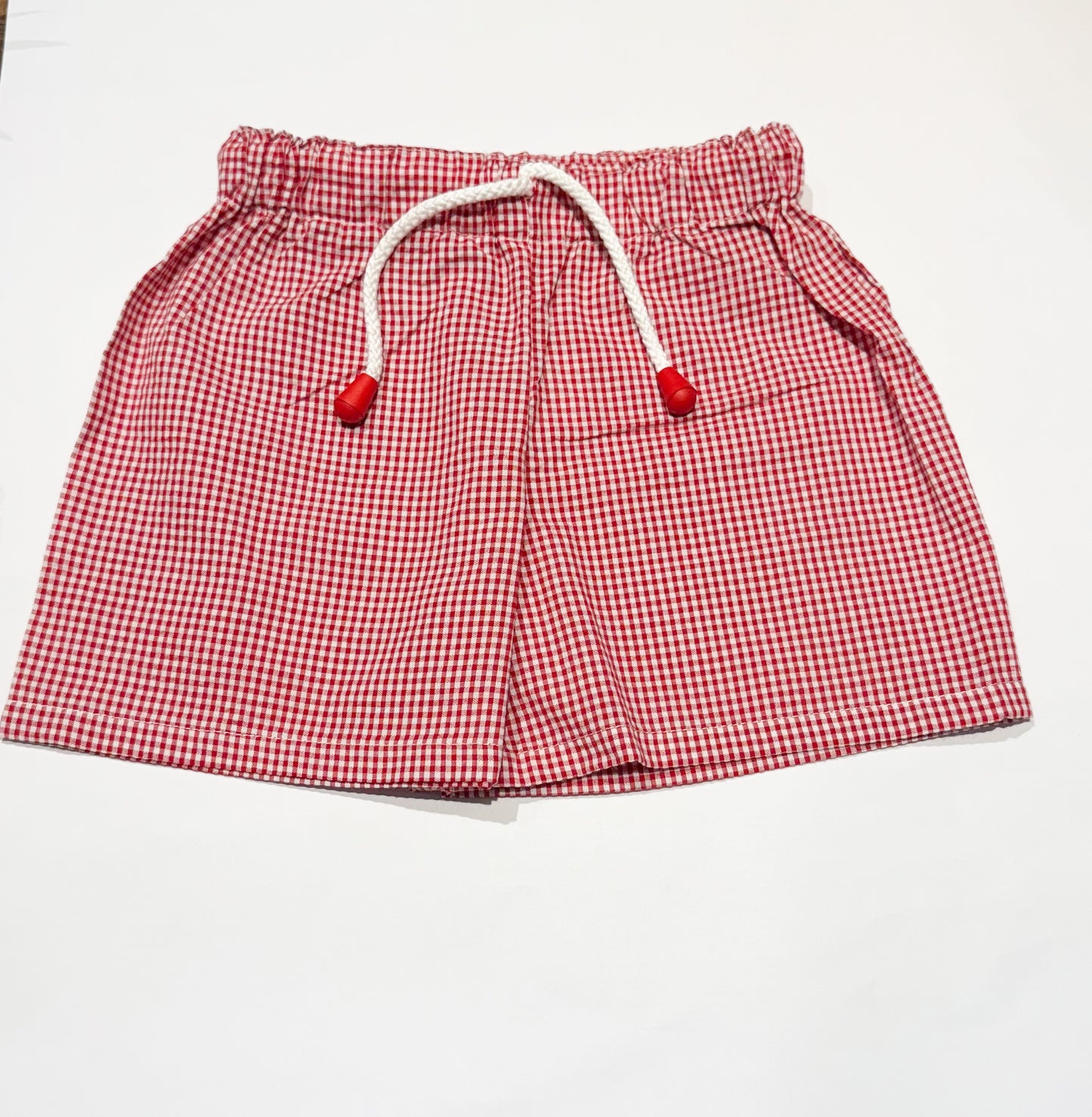 COSTUME DA BAMBINO VICHY CON TASCA IN LIBERTY
