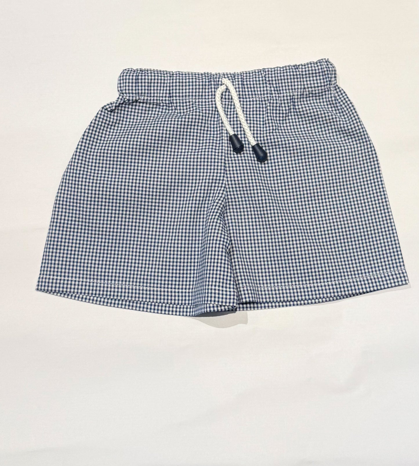 COSTUME DA BAMBINO VICHY CON TASCA IN LIBERTY